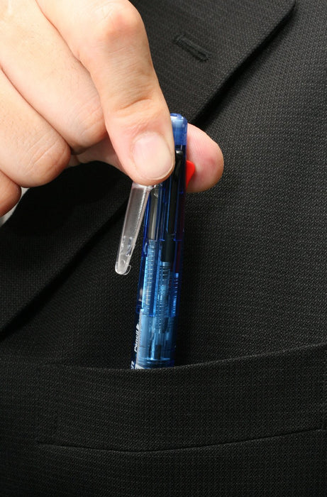 Zebra Clip-On Blue Multi-Axis P-B4Sa1-Bl - High-Quality Brand Zebra Product-Kiichin - The #1 Place for Japanese Goods in Your Hand!