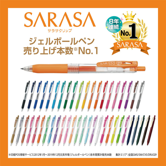 Zebra Gel Ballpoint Pen Sarasa Clip 0.5 20 Colors JJ15-20CA Pack-Kiichin - The #1 Place for Japanese Goods in Your Hand!