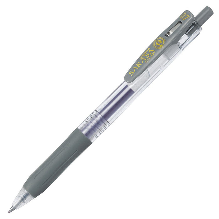 Zebra Sarasa Clip Gel Ballpoint Pen 0.7 Gray 10-Pack (B-Jjb15-Gr)-Kiichin - The #1 Place for Japanese Goods in Your Hand!
