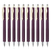 Zebra Gel Ballpoint Pen Sarasanano 0.3mm Pack of 10 Bordeaux Purple - B-Jjh72-Vbp-Kiichin - The #1 Place for Japanese Goods in Your Hand!