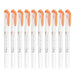 Zebra Mild Liner Brush Highlighter 10-Piece Set in Mild Apricot B-Wft8-Map-Kiichin - The #1 Place for Japanese Goods in Your Hand!