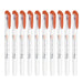 Zebra Mild Liner Brush Highlighter 10-Piece Set in Mild Vermillion-Kiichin - The #1 Place for Japanese Goods in Your Hand!
