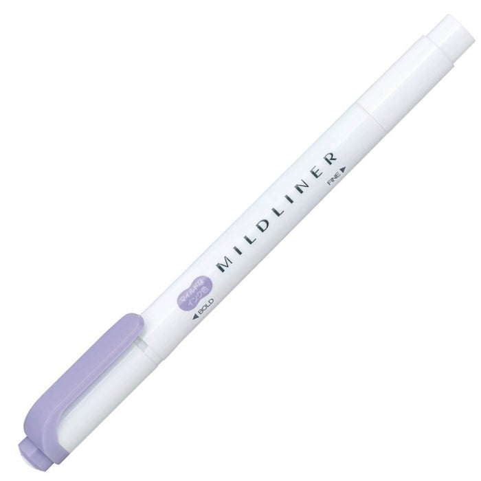 Zebra Mild Liner 10-Pack Highlighter Set Soothing Violet - B-Wkt7-Mvi-Kiichin - The #1 Place for Japanese Goods in Your Hand!