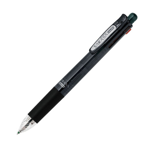 Zebra Multi-Function 4-Color Pen + Sharp Sarasa Black 0.4 - P-J4Sas11-Bk-Kiichin - The #1 Place for Japanese Goods in Your Hand!