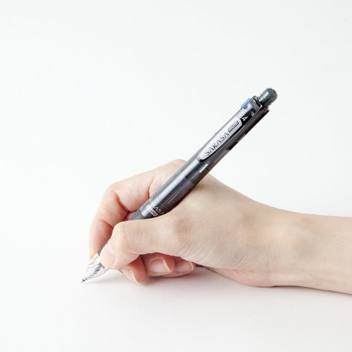 Zebra Multi-Function 4-Color Pen + Sharp Sarasa Black 0.4 - P-J4Sas11-Bk-Kiichin - The #1 Place for Japanese Goods in Your Hand!