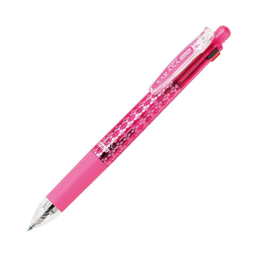 Zebra Multi-Function 4-Color Pen plus Sharp Sarasa Pink 0.4 - P-J4Sas11-P-Kiichin - The #1 Place for Japanese Goods in Your Hand!