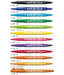 Zebra Extra Fine 12 Colors Mackie Oil Pen Set - Mcf-12C-Kiichin - The #1 Place for Japanese Goods in Your Hand!