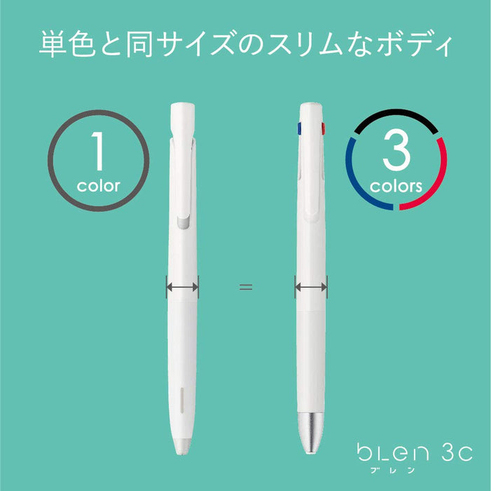 Zebra Bren 3C Oil-Based Red Ballpoint Pen Refill 0.7 Lead Box of 10-Kiichin - The #1 Place for Japanese Goods in Your Hand!