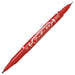 Zebra Mackie Extra Fine Red Oil-Based Pen 10 Pieces B-Mo-120-Mc-R-Kiichin - The #1 Place for Japanese Goods in Your Hand!