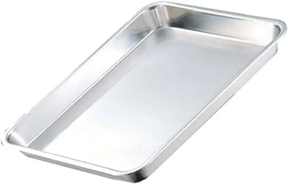 AS ONE AG 18-8 Stainless Steel Shallow Rectangular Baking Pan - 64x42.5x7.5cm - 4560127493834