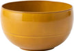 Asahi Koyo Medium Round Bowl Amber Retro Dishwasher Microwave Safe