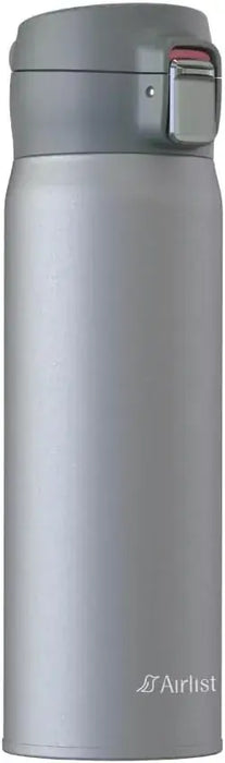 Atlas Insulated One Touch Water Bottle - Gray 495ml - 4573608584082