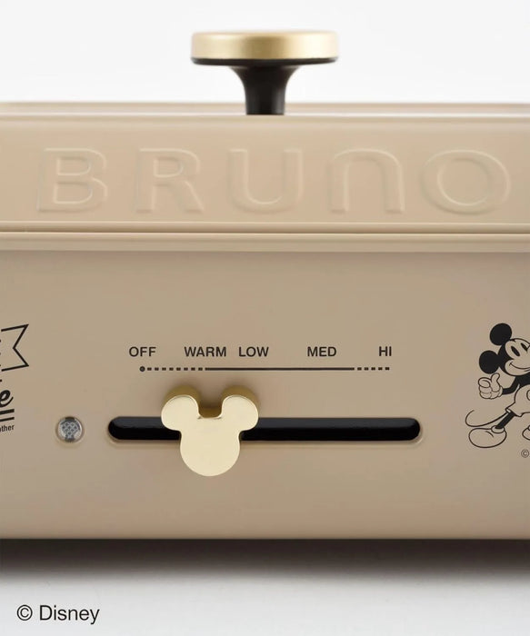 Bruno Disney Compact Hot Plate with 3 Plates Takoyaki Pot