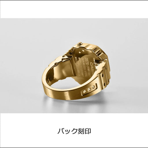 Casio Collection Men's Gold Ring Watch CRW-001G-9JR Domestic Model CASIO