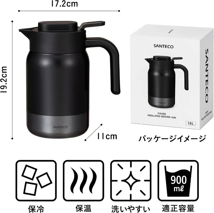 CB Japan Coffee Server 1L Vacuum Insulated Stainless Steel