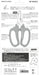Chikamasa Florist Deluxe Violet Arabesque Pattern Flower Shears MF-9000VA Chikamasa