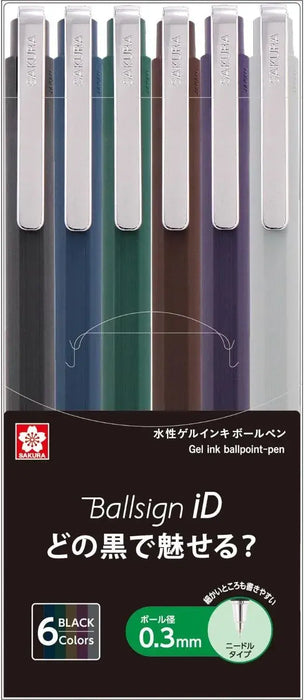 Cray-Pas Crepas Gel Ink Ballpoint Pen - Black 0.3mm - 4901881257018