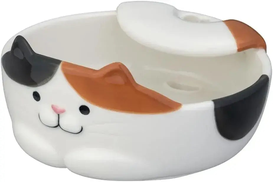 Decole Cat Ball Holder Chopsticks Stand Kitchen Accessory - Calico - 4527749160919