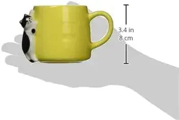 Decole Happy Cat Day Claw Sharpening Mug Cat Mug