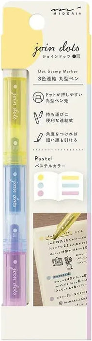 Designphil Midori Dusty A Water Based Connecting Pen - Pastels - 1 Piece - 4902805381482