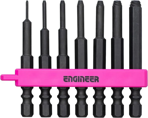 Engineer Screw Mocha Middle Set Pink Black Set of 4