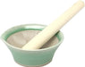 Genju Seitojo Iwami-yaki Pottery Mortar and Pestle Suribachi - Grass - 4956795046241