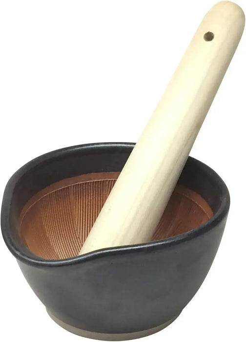 Genju Seitojo Motoshi Ishimi Silicone Bottom Mortar and Pestle Set