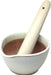 Genju Seitojo Motoshi Ishimi Silicone Bottom Mortar and Pestle Set - White Mat Small - 4956795050156