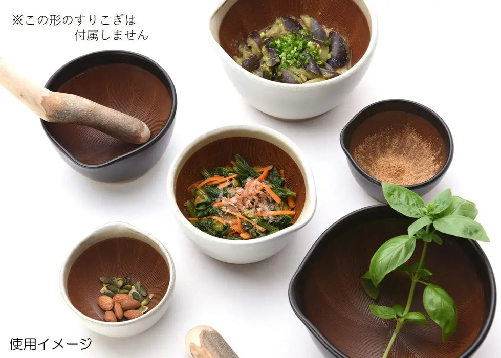 Genju Seitojo Motoshi Ishimi Silicone Bottom Mortar and Pestle Set
