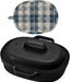 Goodnetta Oval Grill Plate with Inner Lid Microwave Safe