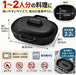 Goodnetta Oval Grill Plate with Inner Lid Microwave Safe