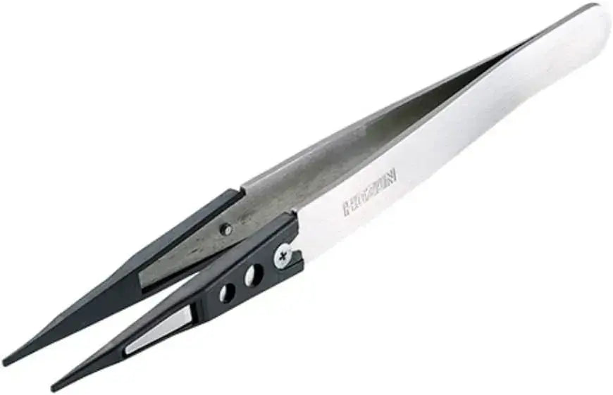 Hozan ESD Tip Tweezers Anti Static 125mm P640S