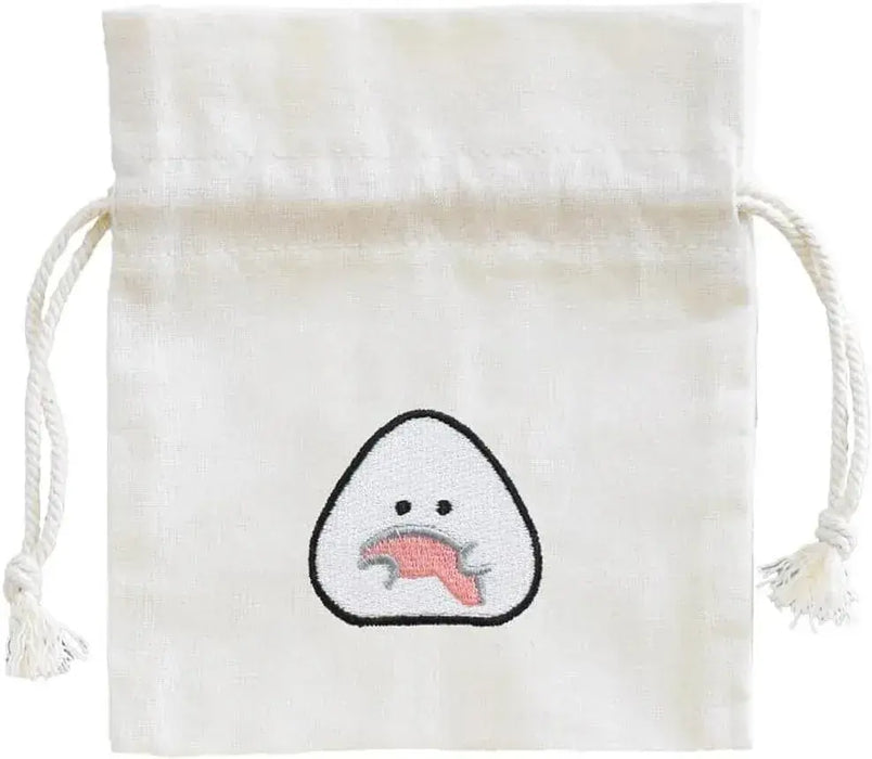 Ippinsha Gyutto Onigiri-san Lunch Cloth Bento Gift - 2 Salmon - 4536818471825