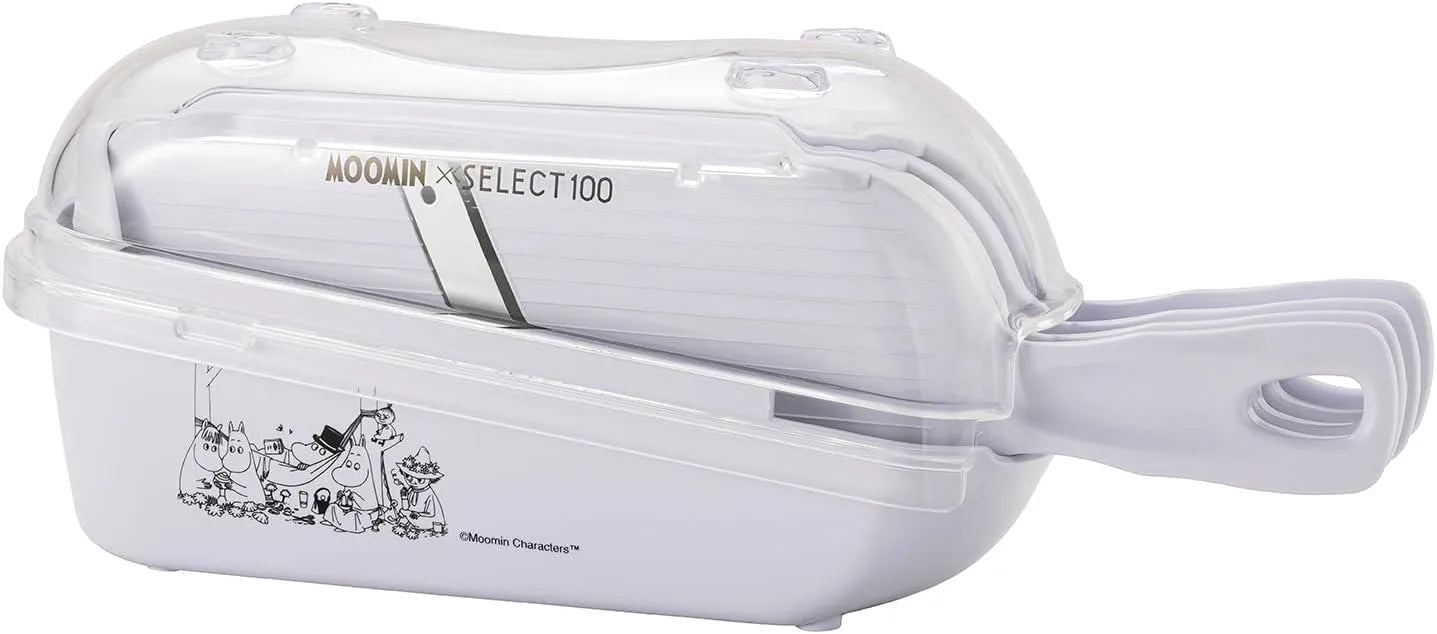 KAI Moomin Cooker Set Slicer Shredder Grater Dishwasher Safe White