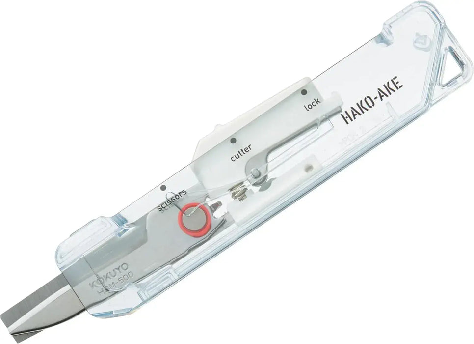 Kokuyo 2 Way Portable Box Opener Scissors White Standard Blade
