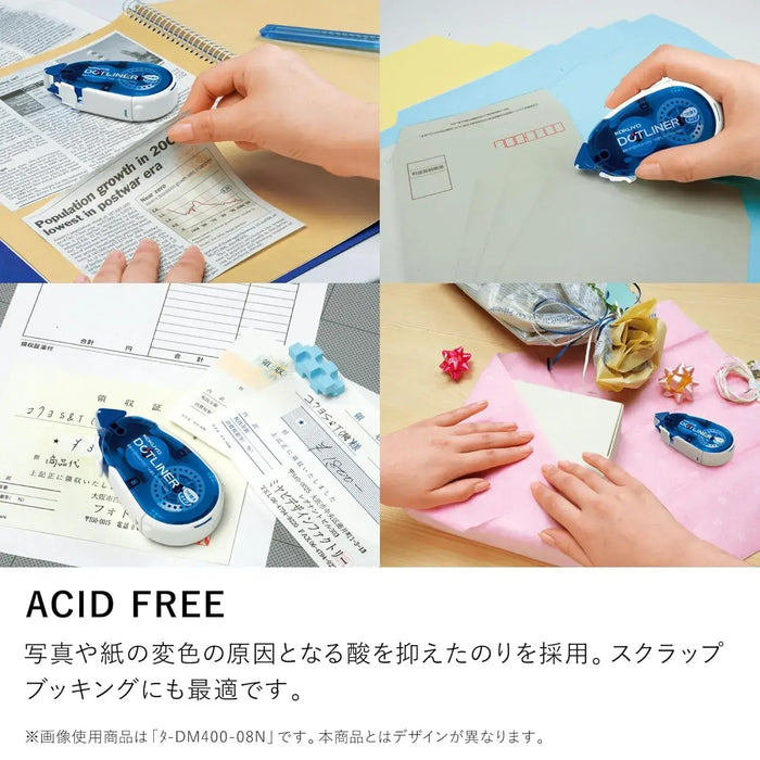 Kokuyo Dotliner Tape Glue Strong Adhesive Red Body