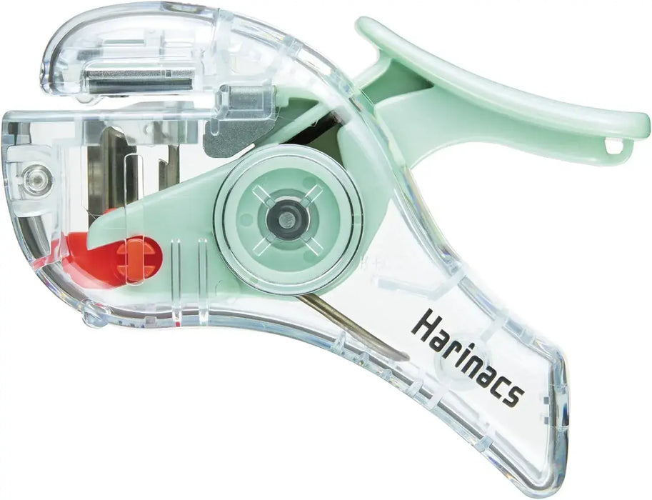 Kokuyo Needleless Stapler Harinacs Compact Alpha Green