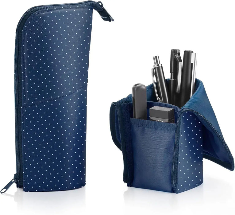 Kokuyo Neo Critz Slim Standing Pencil Case Pen Holder - 2 Solid - 4901480323374