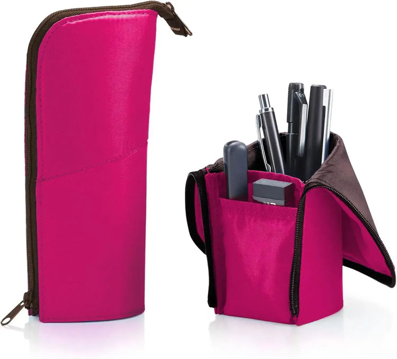 Kokuyo Neo Critz Slim Standing Pencil Case Pen Holder - Regular, 3 Solid - 4901480323350