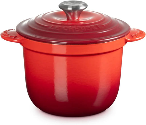 Le Creuset Cast Enameled Two-Handed Cocotte Pot 18 Cherry Red Oven Safe Le Creuset