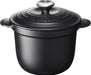 Le Creuset Cast Enameled Two-Handed Cocotte Pot 18 Cherry Red Oven Safe Le Creuset - Matte Black 18cm
 - 0024147301868