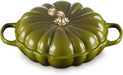 Le Creuset Enamel Cast Iron Pumpkin Blazer 2.75 Qt Olive Dutch Oven Le Creuset