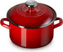 Le Creuset Enameled Steel Petite Stockpot 3.8 Quart Sea Salt Le Creuset - Cerise 3.6L
 - 0630870349895