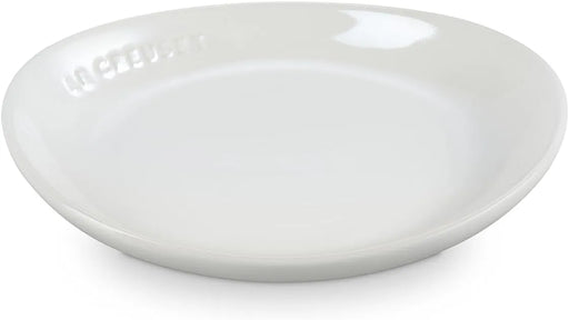 Le Creuset Flora Plate 7.5 Inch White Raster Heat and Cold Resistant Le Creuset