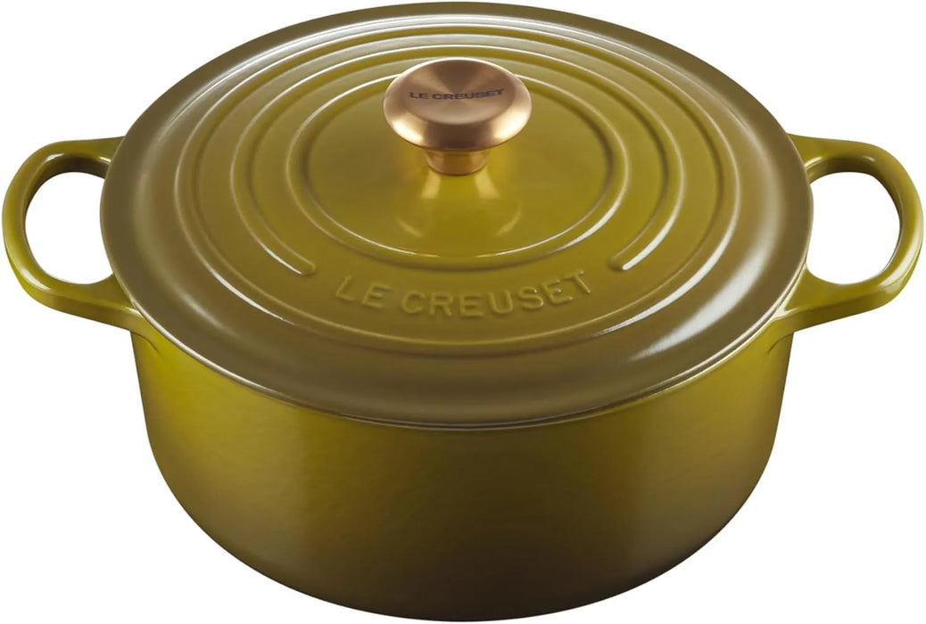 Le Creuset Signature Round Casserole with Lid 11 Inch Induction Compatible Le Creuset - Green
 - 0024147323334