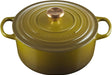 Le Creuset Signature Round Casserole with Lid 11 Inch Induction Compatible Le Creuset - Green
 - 0024147323334