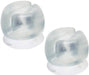 Marna Bathroom Cup Stand Set - Clear Toothbrush Holder 2 Pack - 4976404361411