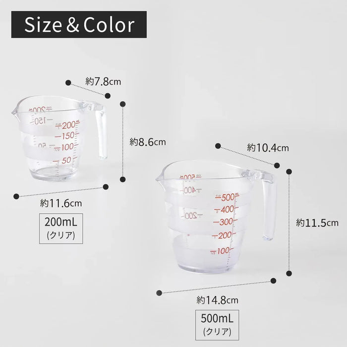 Marna Easy-to-Read Measuring Cup Microwave & Dishwasher Safe
