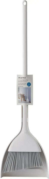 Marna Slim Freestanding Broom and Dustpan