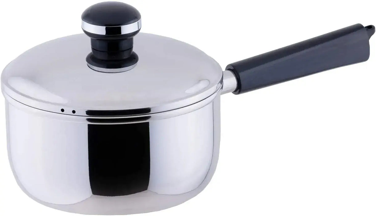 Miyazaki Seisakusho Single Handle Saucepan - Object 3L 16cm Dia 5 Yr Warranty - 4953794000038
